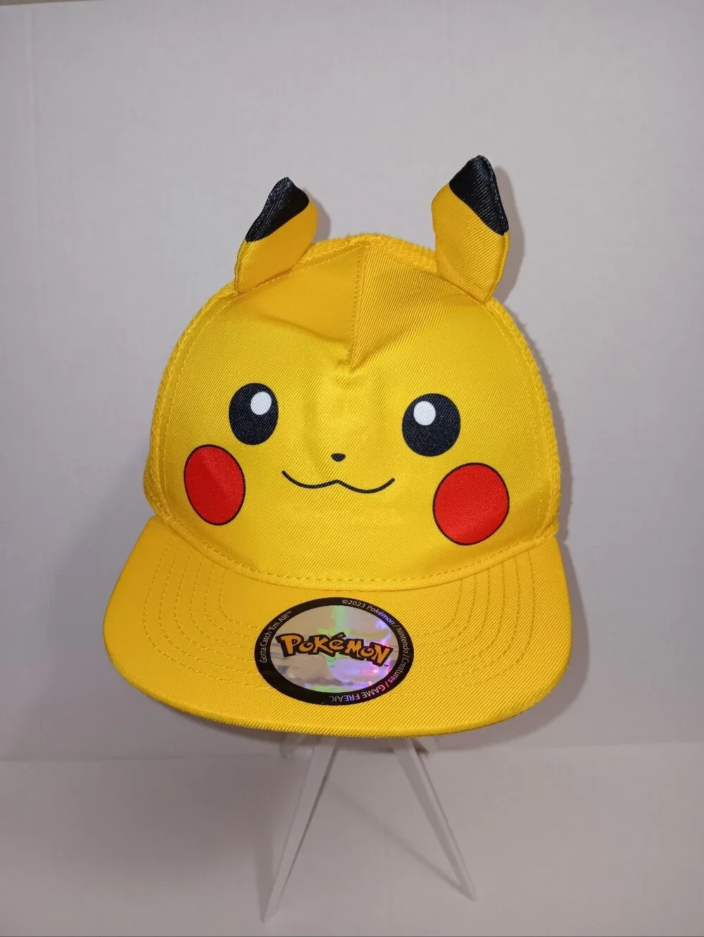 POKEMON PIKACHU BIG FACE 3D EARSSNAPBACK CAP/HAT